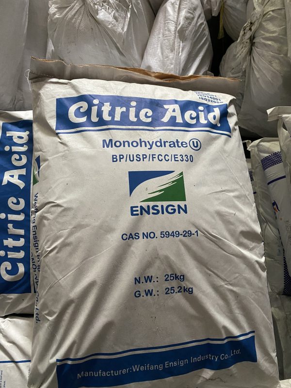 Axit chanh - Citric Acid - Hóa Chất An Phú Cường - Công Ty TNHH Hóa Chất Và Môi Trường An Phú Cường